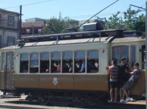 Travel by tram, although it's best (and safer) to ride inside the tram!