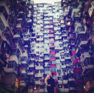 The Hong Kong flats in Yick Cheong rise up over 15 storeys making for an interesting photo viewpoint