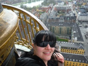 A selfie in Copenhagen, my first solo trip in April, 2015