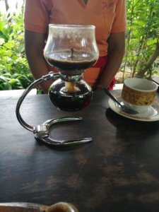 Vacuum brewer used to make Kopi Luwak