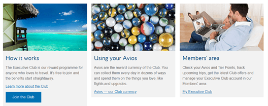 British Airways Executive Club is a well known travel resource for collecting Avios points