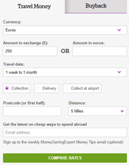 Travel Money Max is a foreign currency comparison site